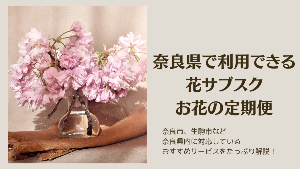 奈良県の花サブスク・お花の定期便